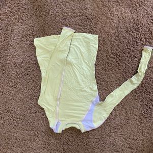 Yellow Lululemon long sleeve